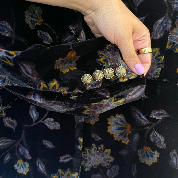 Rachel Zoe Floral Blazer size M - Picture 3 of 5